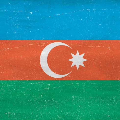 Azerbaijan Flag Distressed Galaxy Note 9 Skin